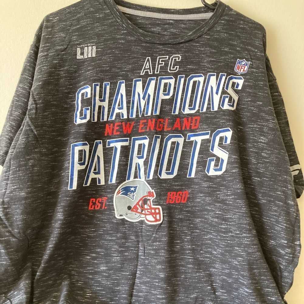 Mens NFL New England Patriots AFC Champions Tshirt